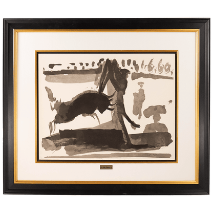 Pablo Picasso: Les Banderilles, from Toros, 1960