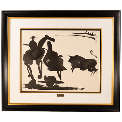 Pablo Picasso: Passe de Cape, from Toros, 1960