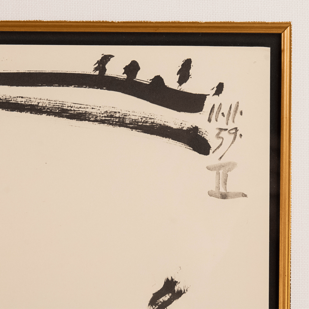 Pablo Picasso: Passe de Cape, from Toros, 1960