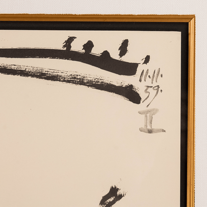 Pablo Picasso: Passe de Cape, from Toros, 1960