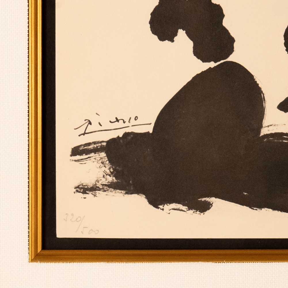 Pablo Picasso: Passe de Cape, from Toros, 1960