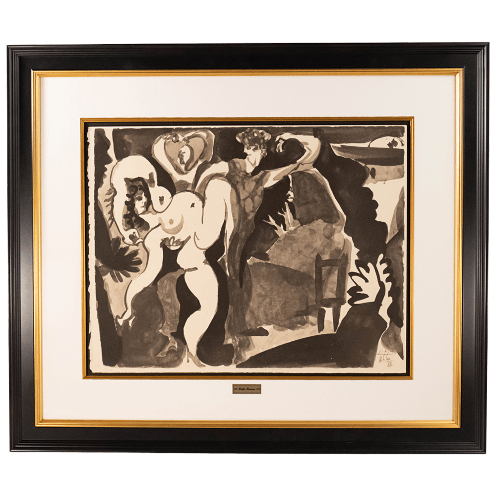 Pablo Picasso: Picador et Danseuse, from Toros, 1960