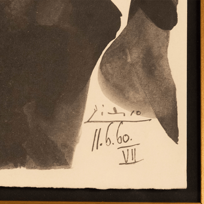Pablo Picasso: Picador et Danseuse, from Toros, 1960