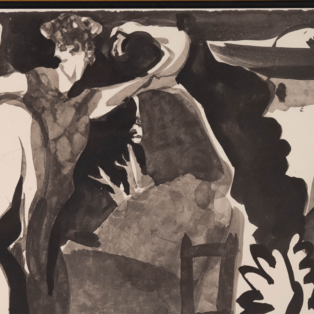 Pablo Picasso: Picador et Danseuse, from Toros, 1960
