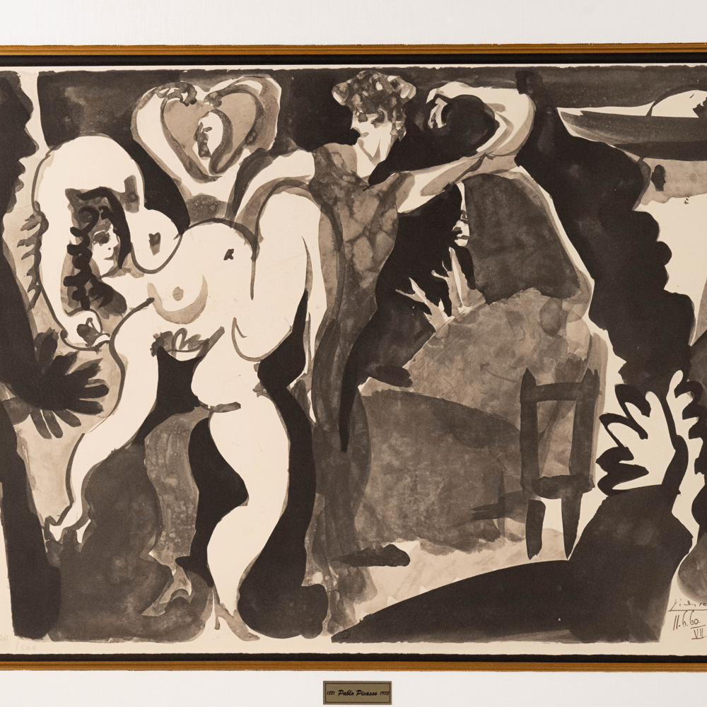 Pablo Picasso: Picador et Danseuse, from Toros, 1960