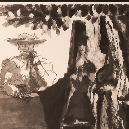 Pablo Picasso: Un Picador et Deux Femmes, from Toros, 1960