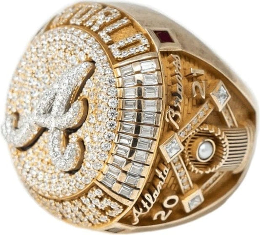 2021 Atlanta Braves World Series Ring Gold & Silver Pawn Shop