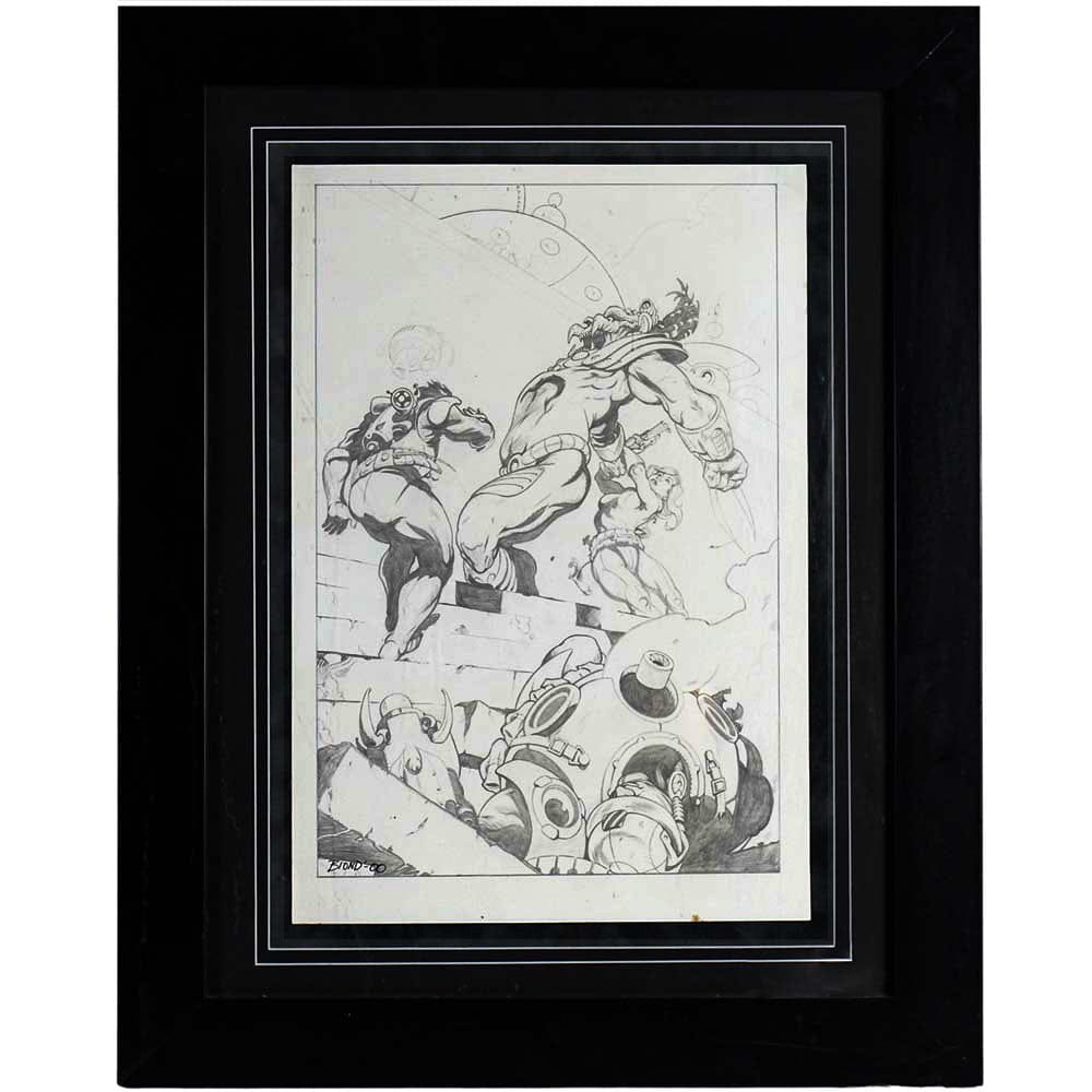 Tom Biondolillo: Original "Alien vs. Predator" Artwork Art Gold & Silver Pawn Shop