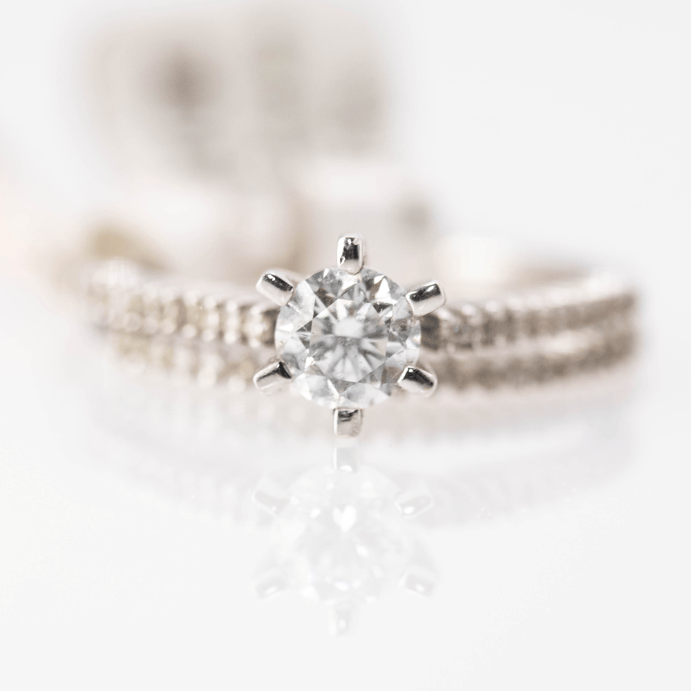 14K Eternity Round Diamond double band Gold & Silver Pawn Shop