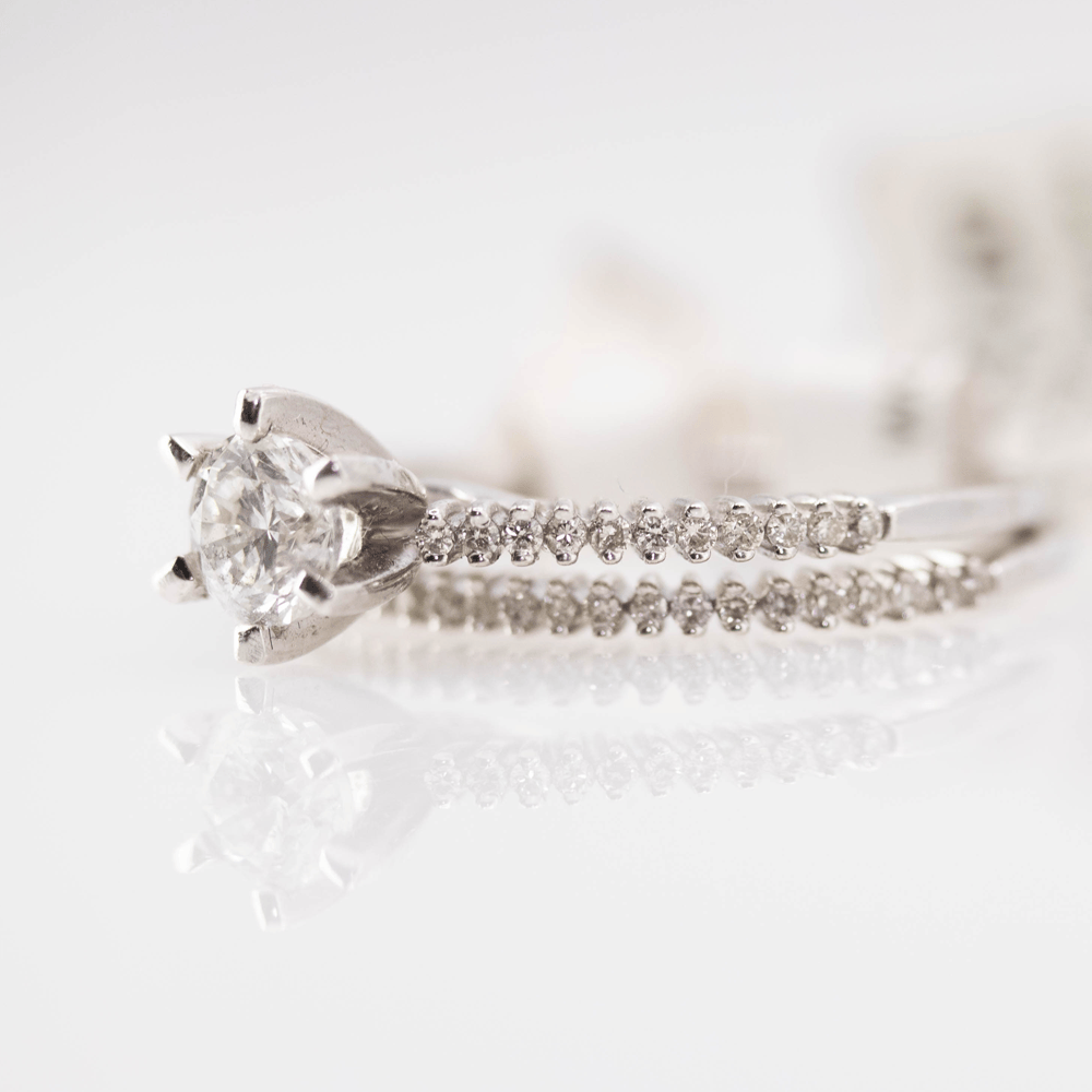 14K Eternity Round Diamond double band Gold & Silver Pawn Shop