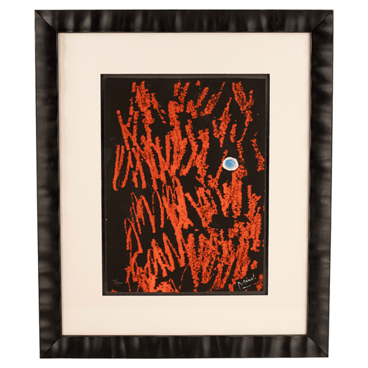 Joan Miró: Liberté des Libertés, Original Etching Untitled 09, 1971 Art G S Pawn