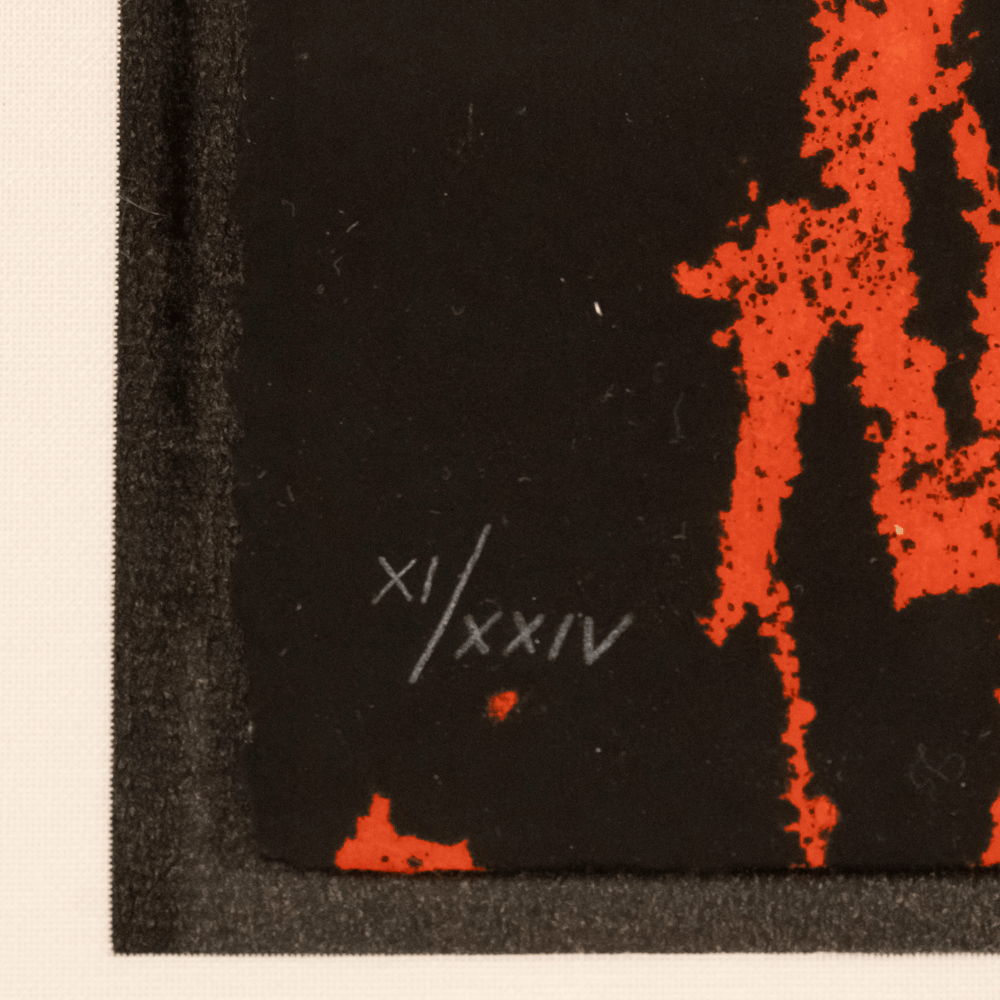 Joan Miró: Liberté des Libertés, Original Etching Untitled 09, 1971 Art G S Pawn
