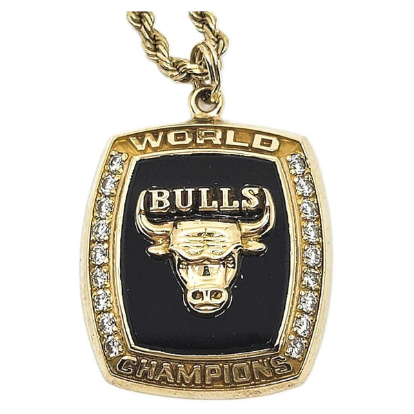 1991 Chicago Bulls NBA Championship Pendant – Gold & Silver Pawn Shop