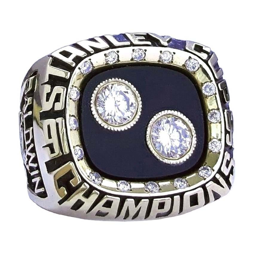 1992 Pittsburgh Penguins Stanley Cup Ring Gold & Silver Pawn Shop