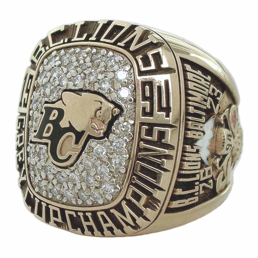 1994 British Columbia Lions Grey Cup Ring