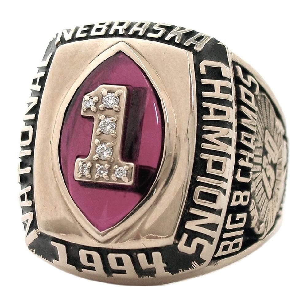 1994 University of Nebraska NCAA Championship Ring Gold & Silver Pawn Shop