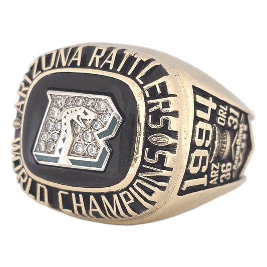 1994 Arizona Rattlers Arena Bowl Championship Ring Gold & Silver Pawn Shop