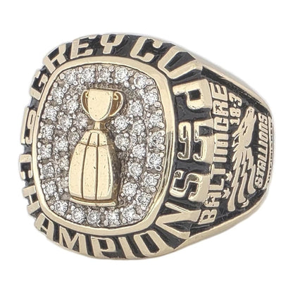 1995 Baltimore Stallions Grey Cup Ring Gold & Silver Pawn Shop