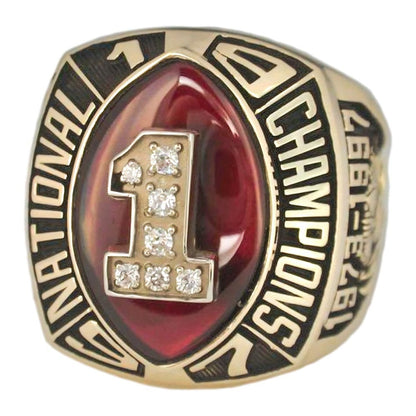 1997 University of Nebraska NCAA Championship Ring Gold & Silver Pawn Shop