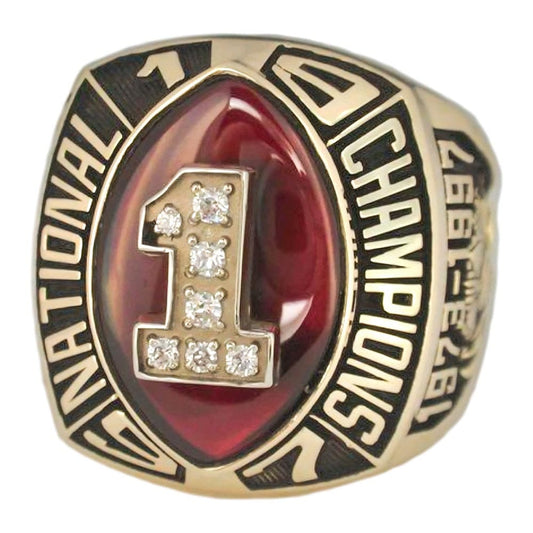 1997 University of Nebraska NCAA Championship Ring Gold & Silver Pawn Shop