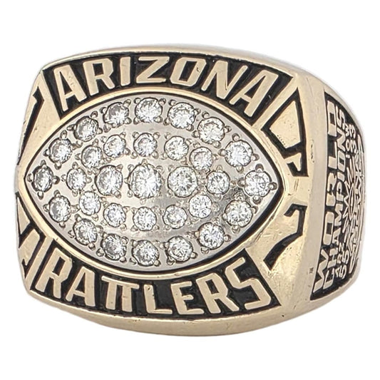 1997 Arizona Rattlers Arena Football Championship Ring Gold & Silver Pawn Shop