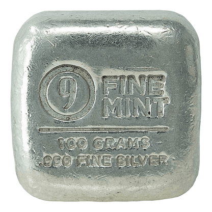 9Fine Mint 100 Grams Fine Silver 
Gold & Silver Pawn Shop