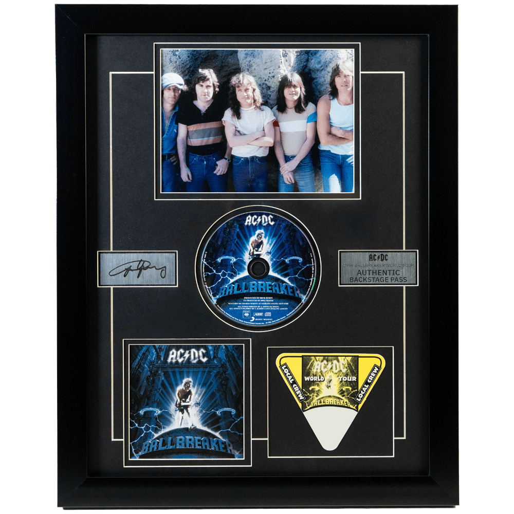 AC/DC 1996 Ballbreaker World Tour Backstage Pass Memorabilia – Gold ...