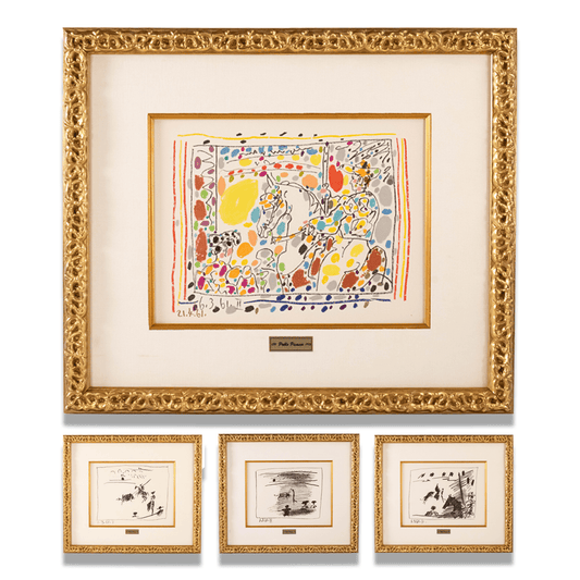 Pablo Picasso: A Los Toros, 1961 Complete Suite of 4 Original Lithographs Art Gold & Silver Pawn Shop