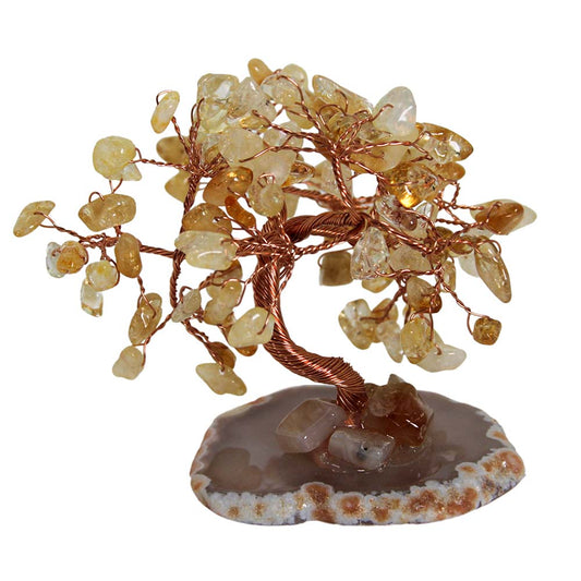 Tree of Life Agate Crystal Base Gold & Silver Pawn Shop