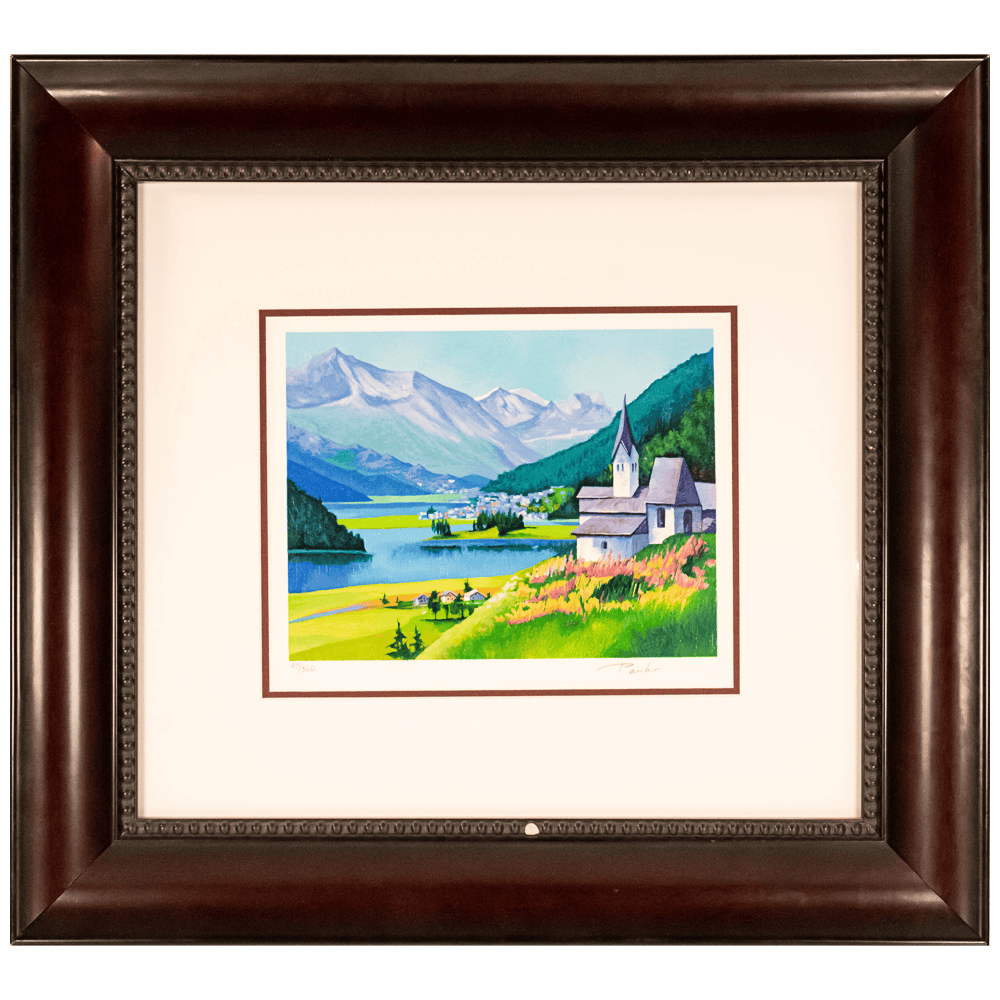 Alex Pauker: Chapel By The Lake Art G S Pawn
