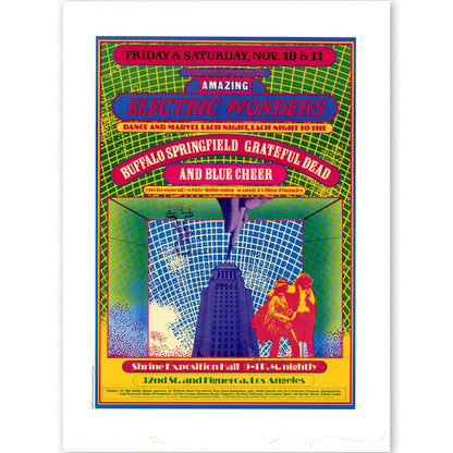 Amazing Electric Wonders: Hand Signed Lithograph AOR 3.74 Art Gold & Silver Pawn Shop