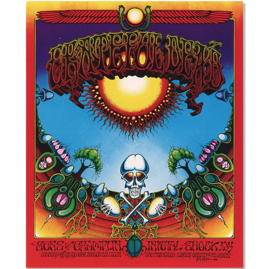 The Grateful Dead: Aoxomoxoa Handbill, Original Third Printing Art Gold & Silver Pawn Shop