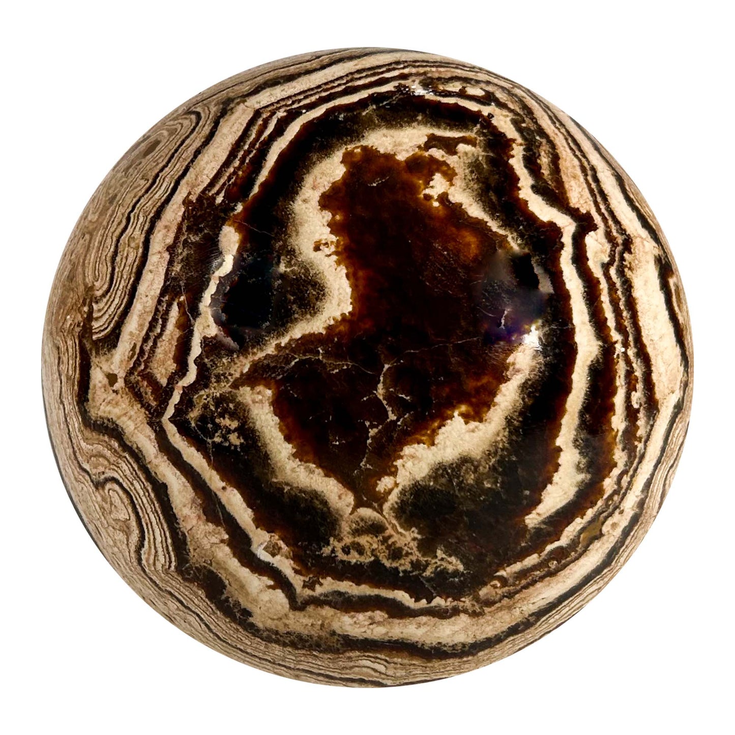 Aragonite Polished Sphere Crystal
