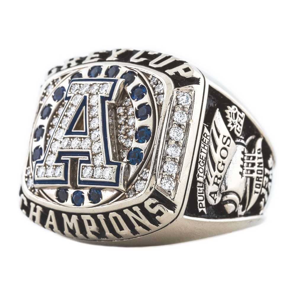 2004 Toronto Argonauts Grey Cup Ring side view