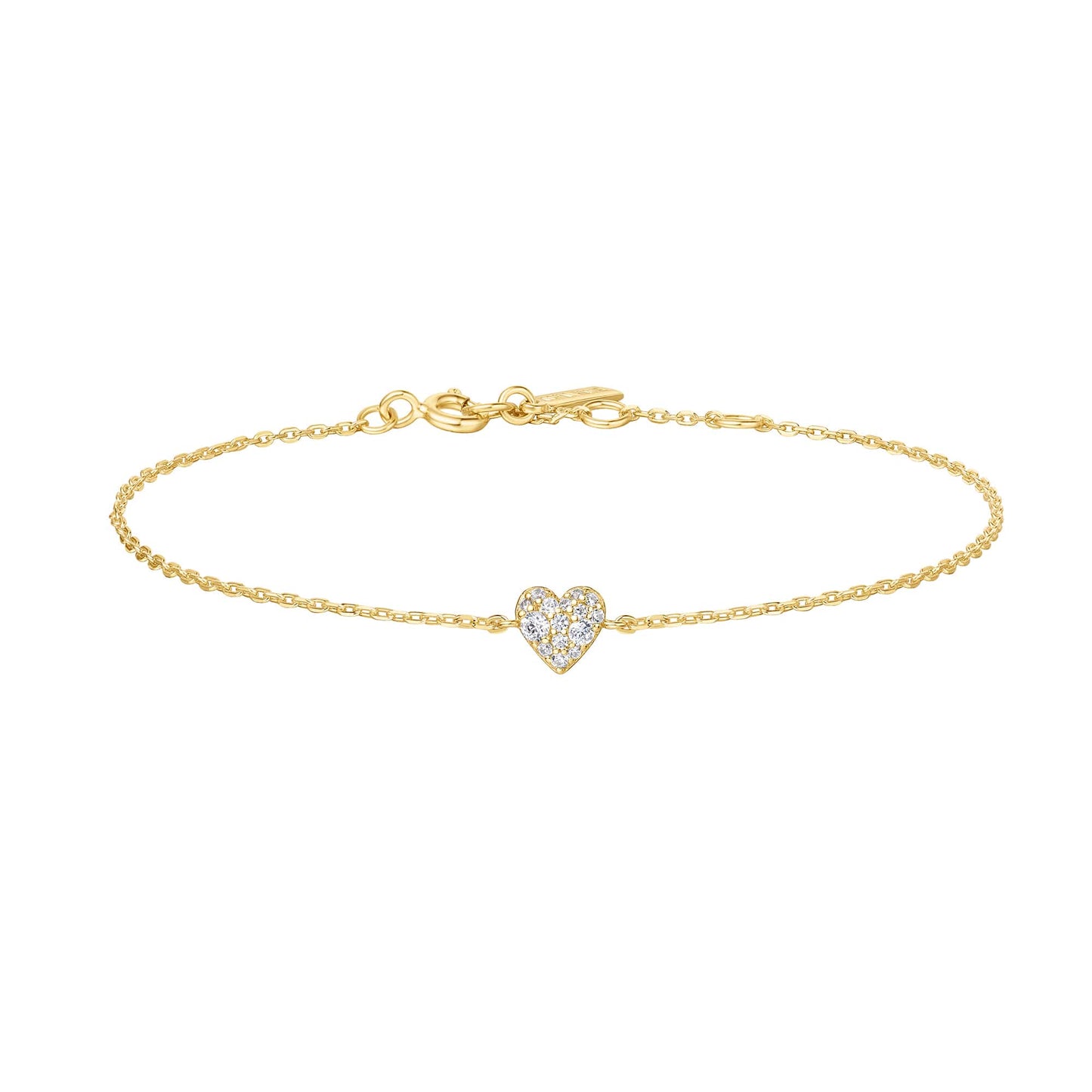 Ania Haie Heart Pave Bracelet Gold & Silver Pawn Shop