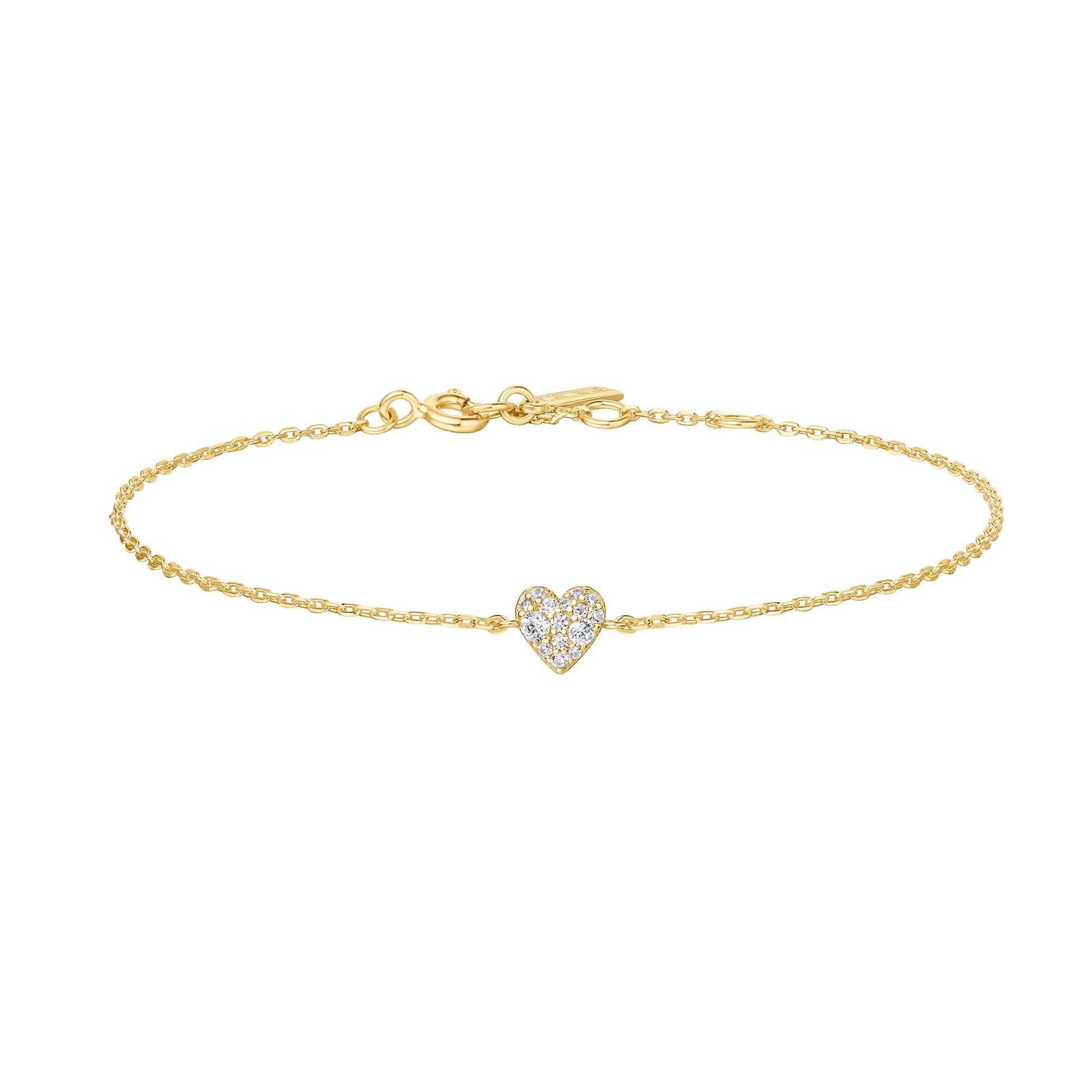 Ania Haie Heart Pave Bracelet Gold & Silver Pawn Shop