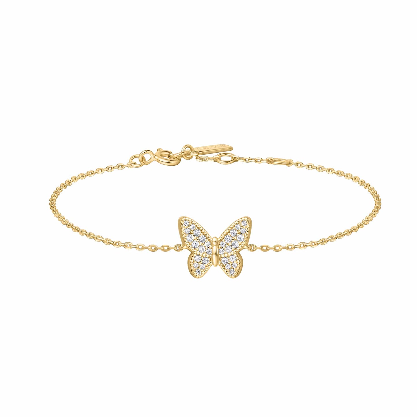 Butterfly Pave Bracelet Gold & Silver Pawn Shop