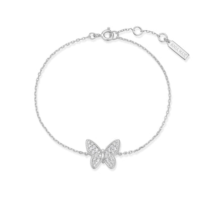 Butterfly Pave Bracelet Gold & Silver Pawn Shop Sterling silver