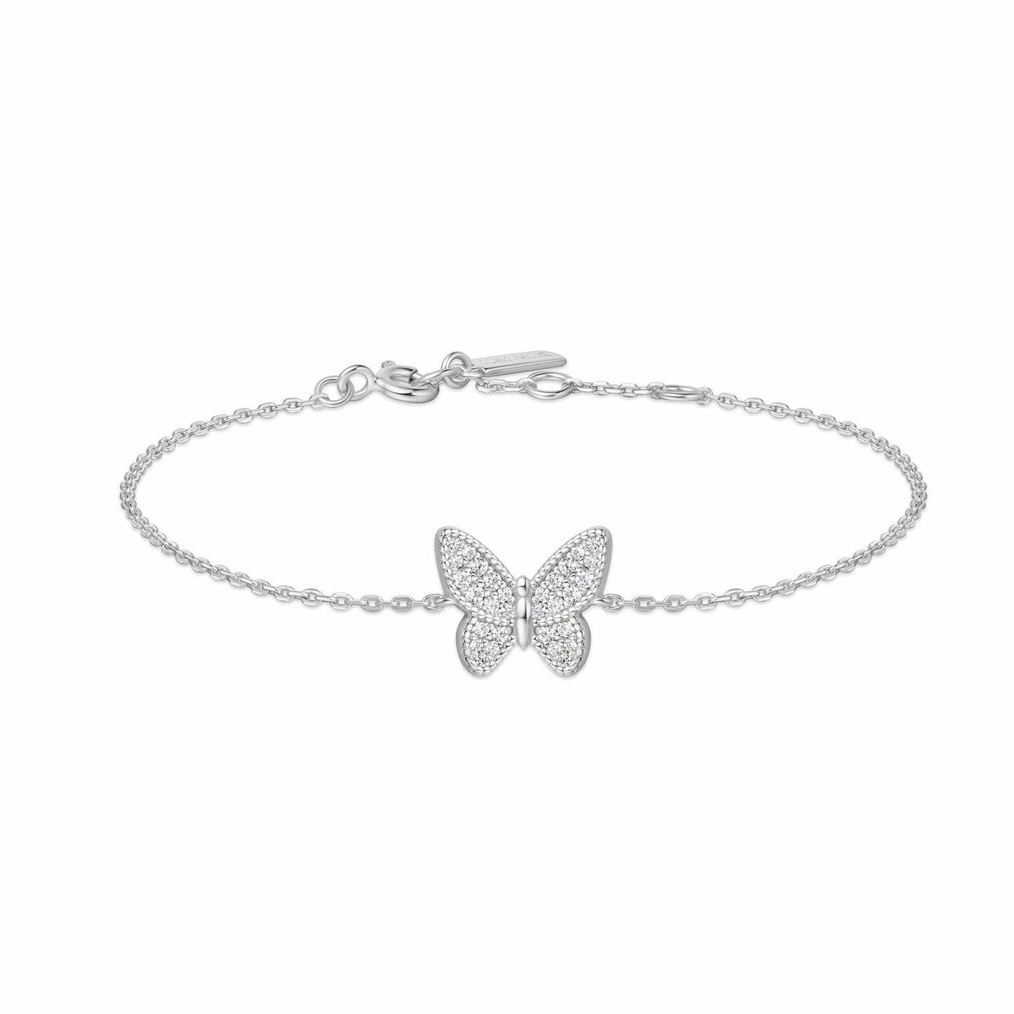 Butterfly Pave Bracelet Gold & Silver Pawn Shop
