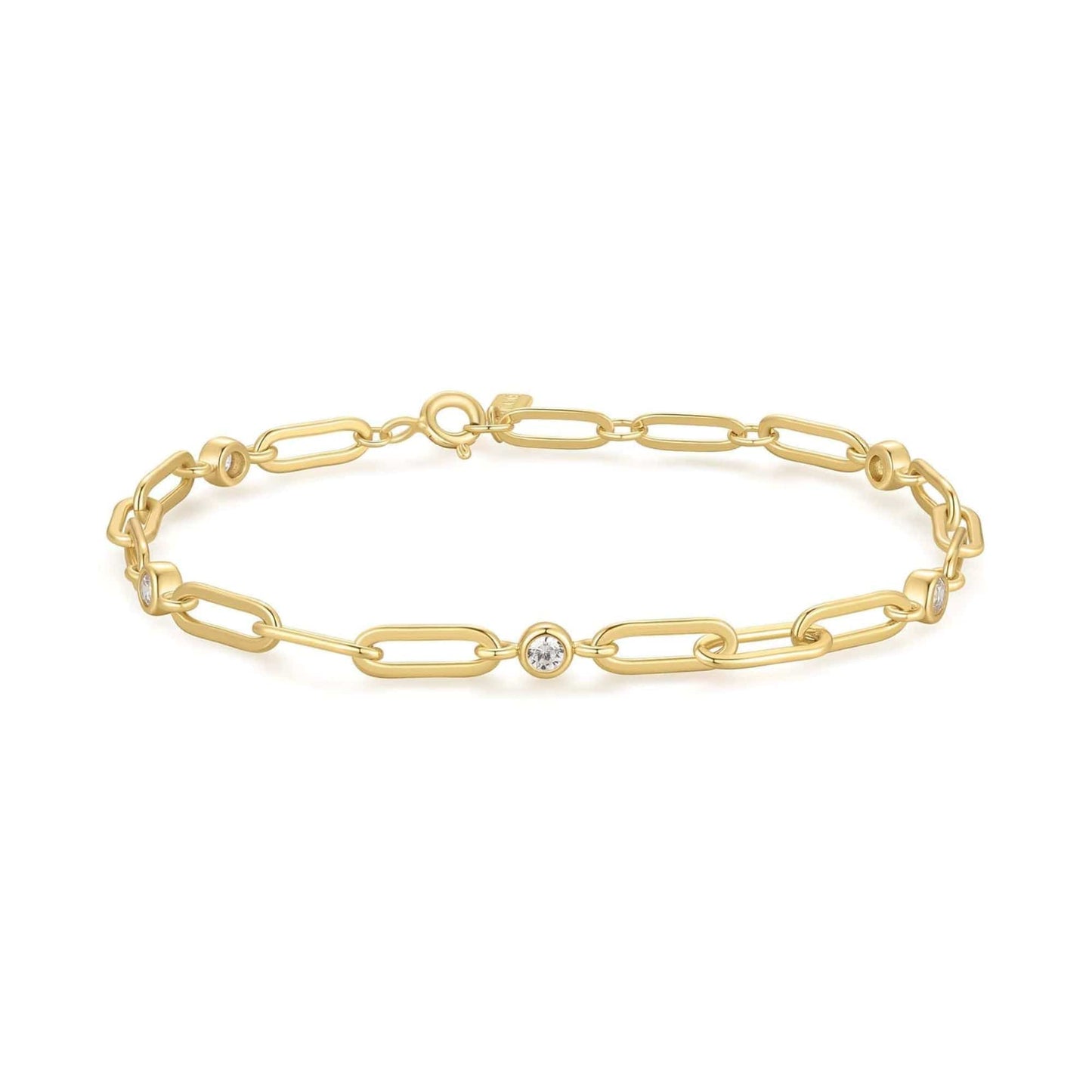 Paper Clip Chain Bracelet Gold & Silver Pawn Shop
