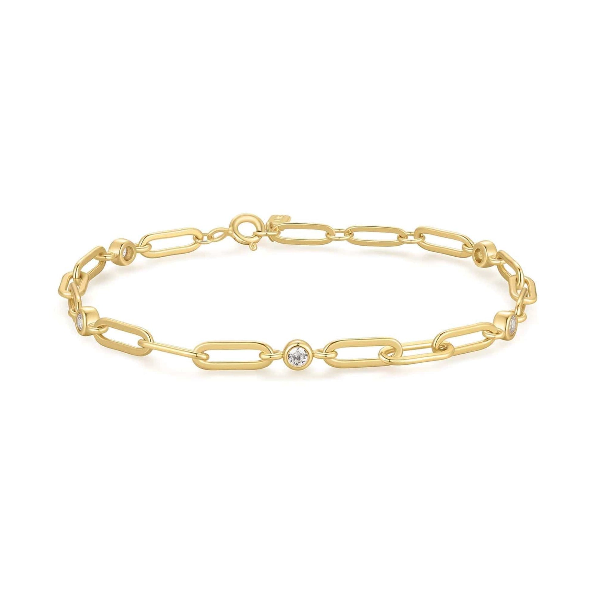 Paper Clip Chain Bracelet Gold & Silver Pawn Shop