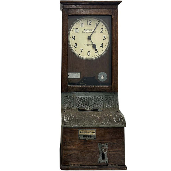 National Time Recorder Clock – Gold & Silver Pawn Shop