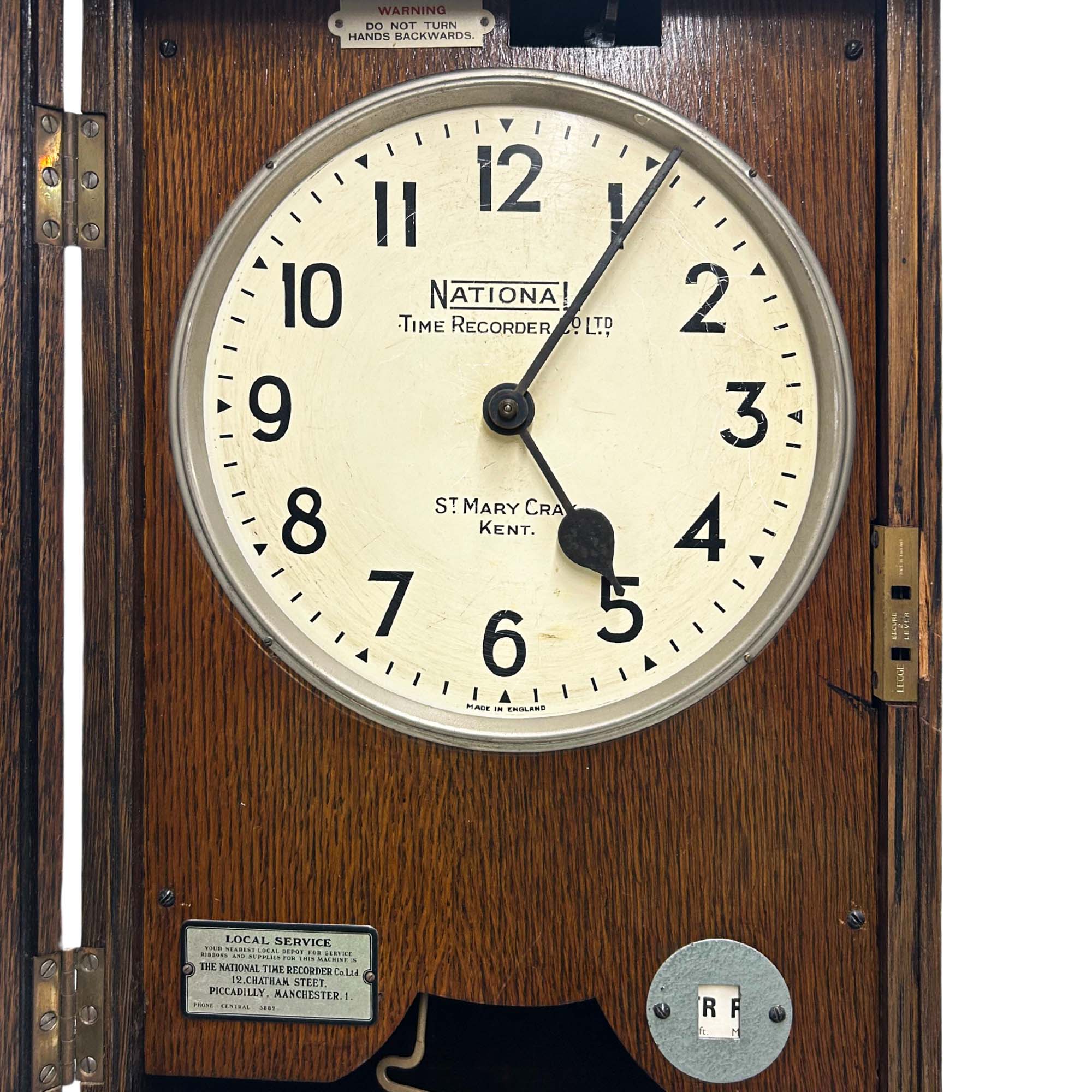 National Time Recorder Clock – Gold & Silver Pawn Shop