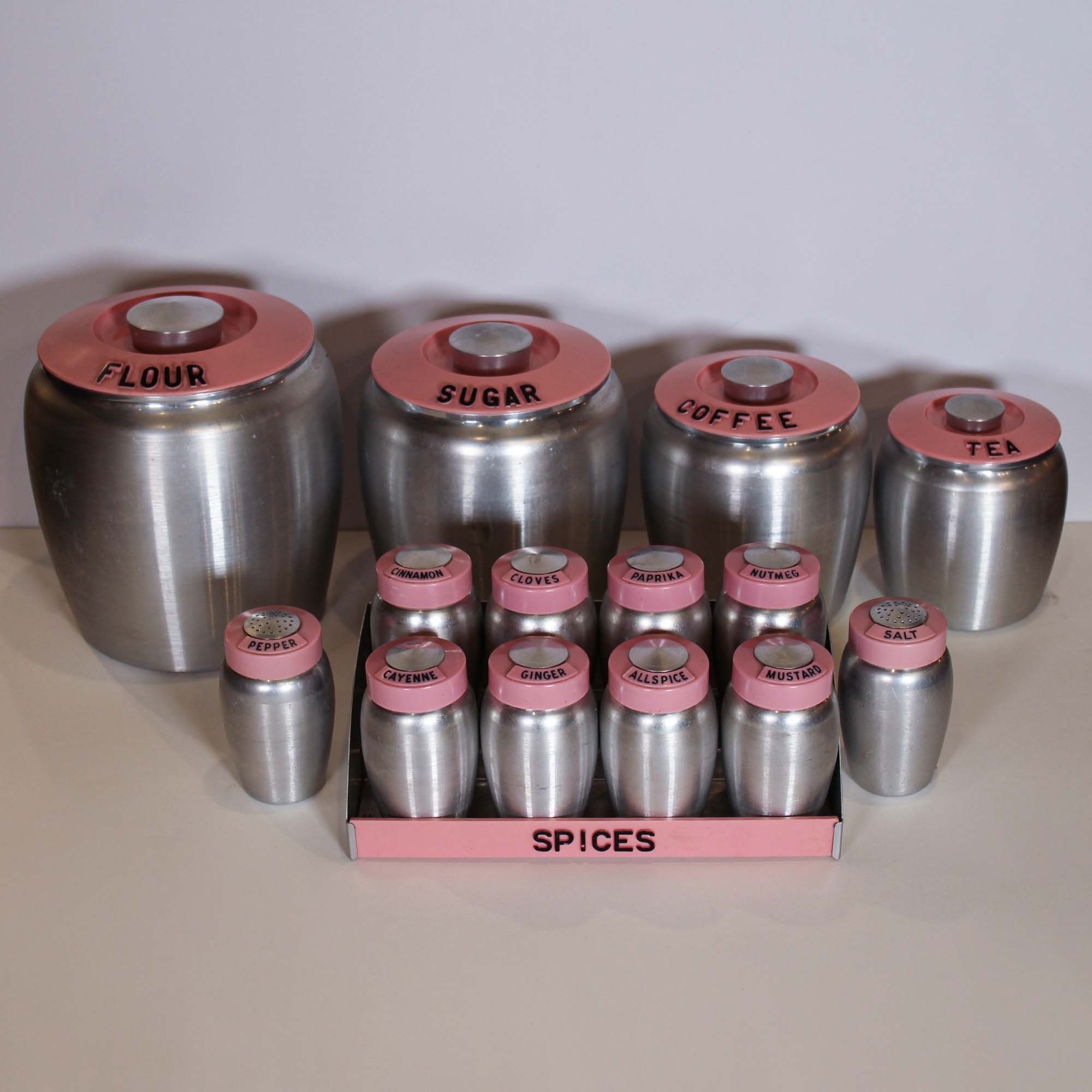 1950's Pink Kromex Spice Rack and Canisters – Gold & Silver Pawn Shop