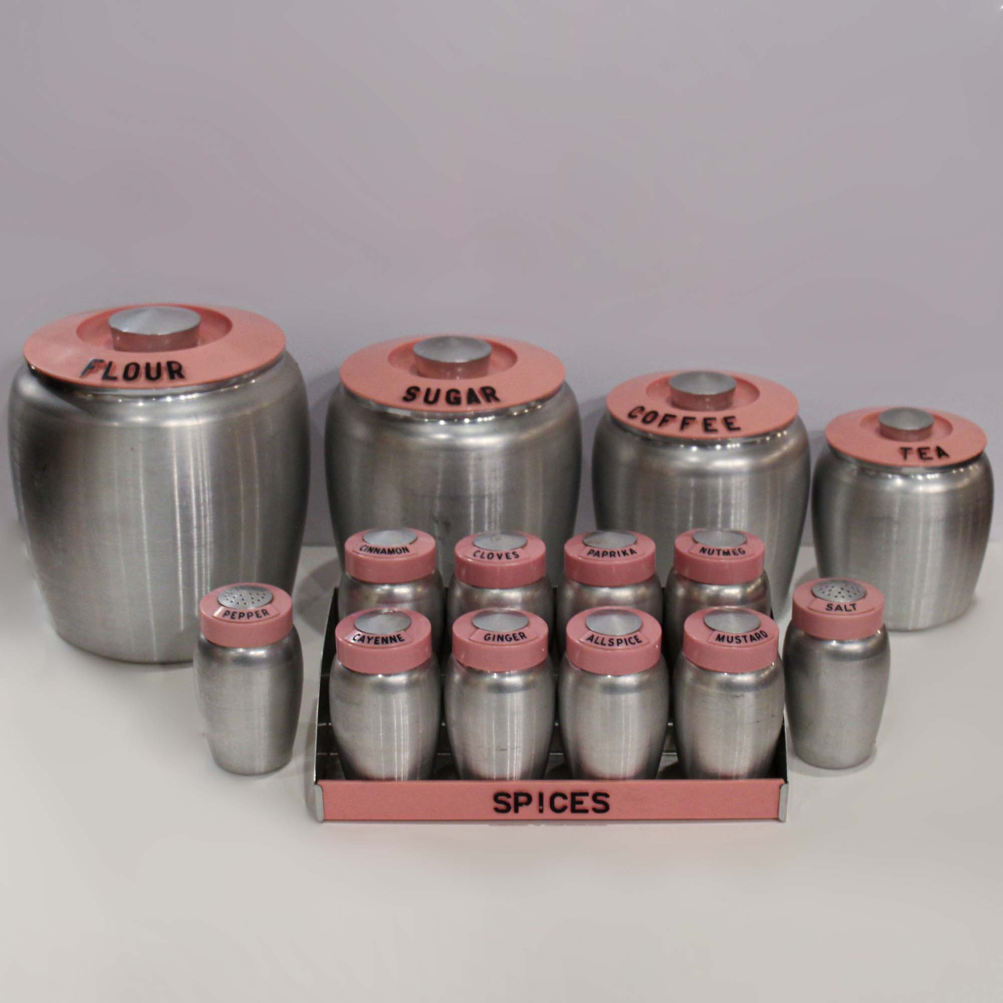 1950's Pink Kromex Spice Rack and Canisters – Gold & Silver Pawn Shop