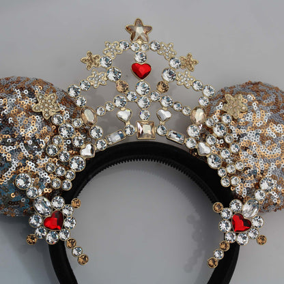 Heidi Klum Minnie Mouse Tiara Ears Gems