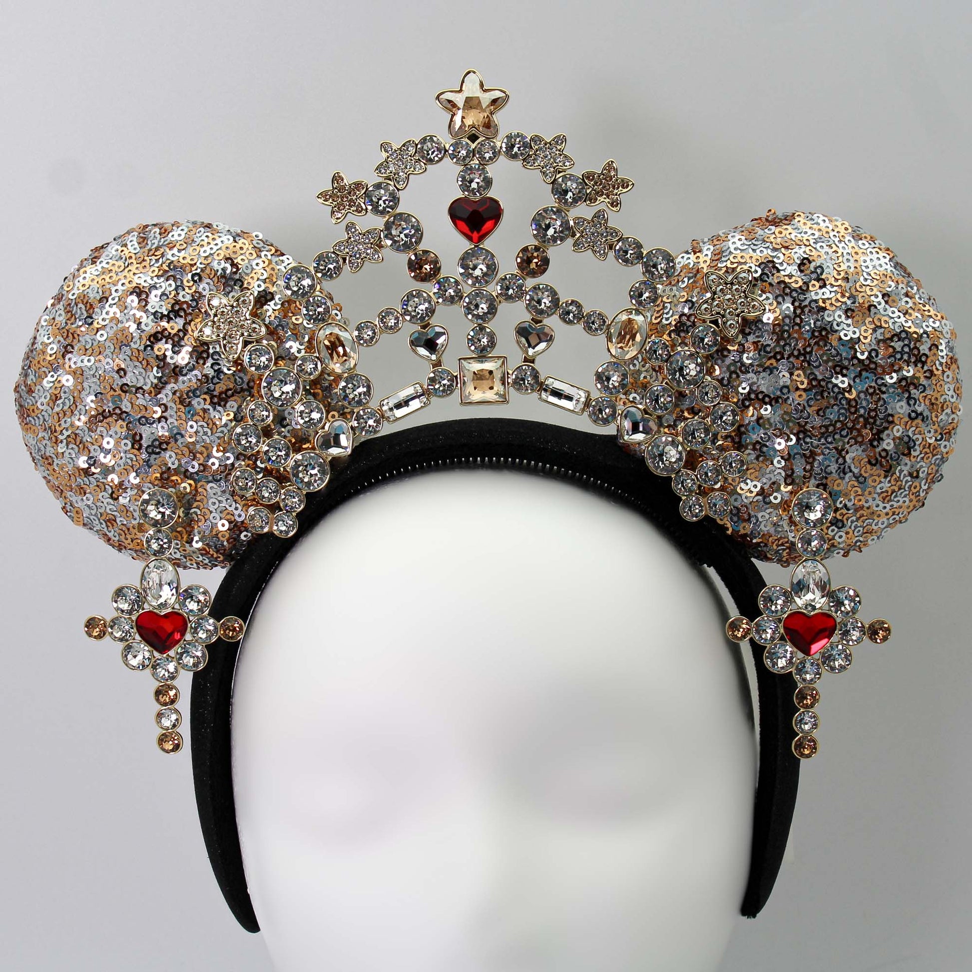 Heidi Klum Minnie Mouse Tiara Ears Close