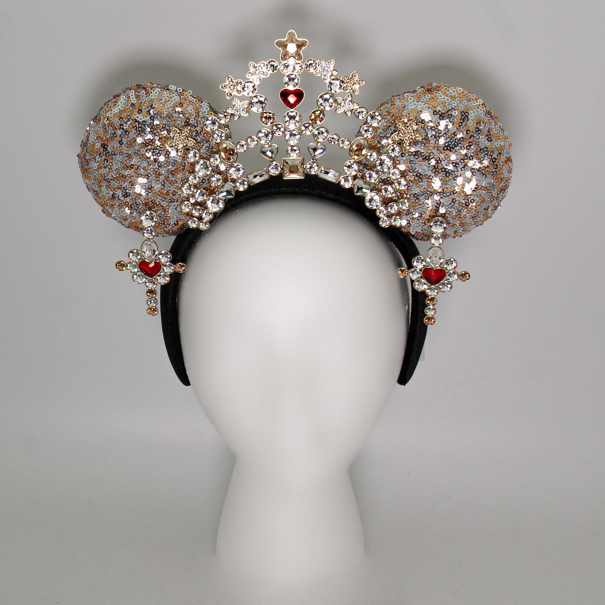 Heidi Klum Minnie Mouse Tiara Ears Shine