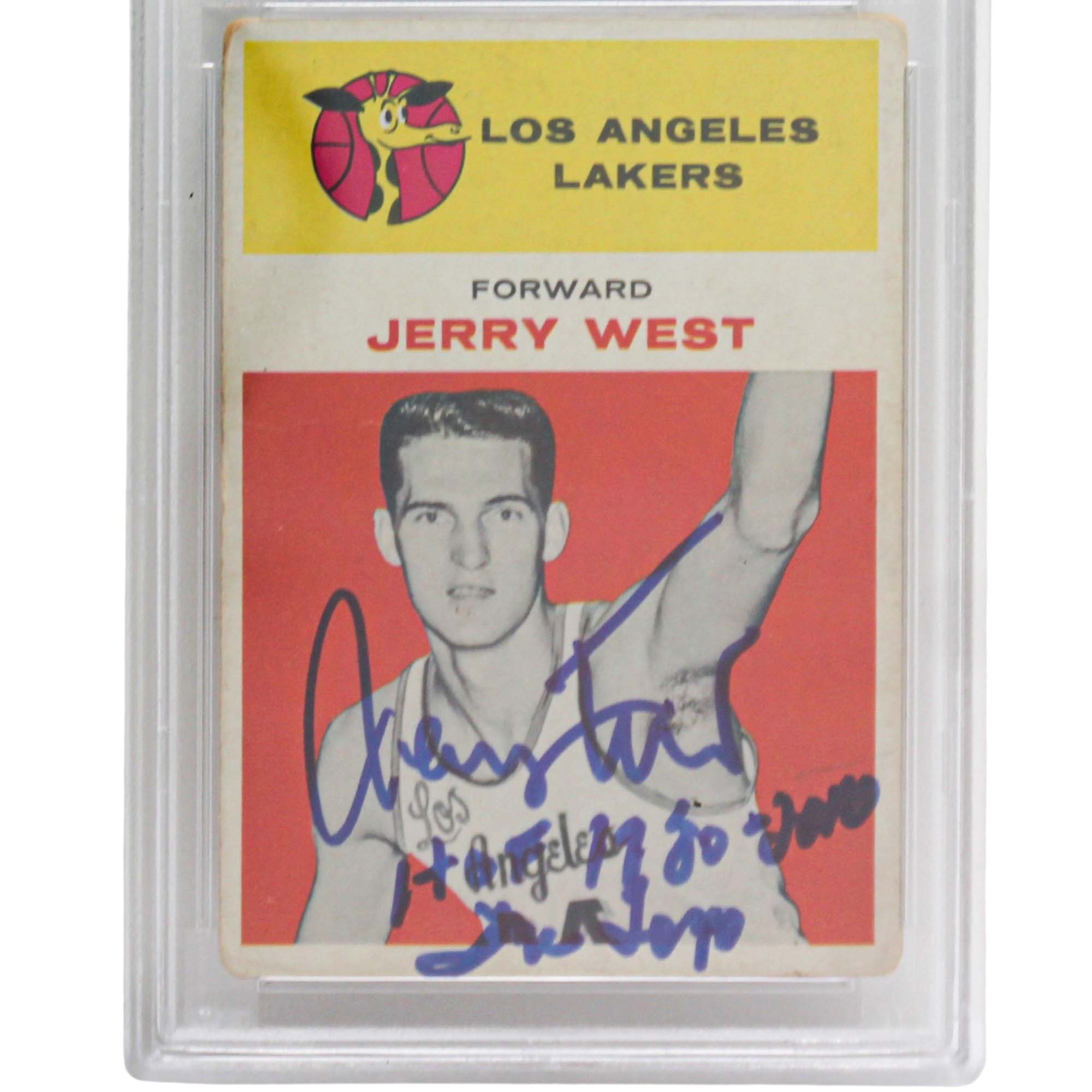 Jerry West 1961 Autographed Rookie Card – Gold & Silver Pawn Shop