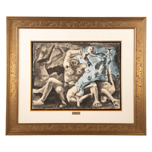 Pablo Picasso: Bacchanale (Plate 14), La Flûte Double Art G S Pawn